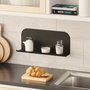 Hanah Home Estantería de Pared Metálica Negra